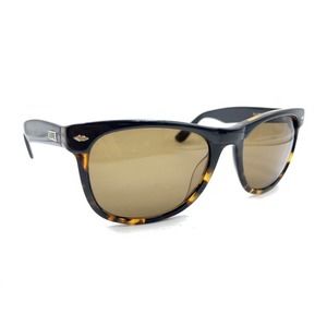 Sabre The Village SV95-1233 Black Brown Tortoise Sunglasses Brown Lens Men Women